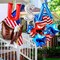 Latex Balloons USA Letter Banner & American Flag Balloons – 4th of July Patriotic Decorations for Independence Day, Memorial Day & American-Themed Parties